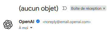 La stratégie OpenAi en 1 email